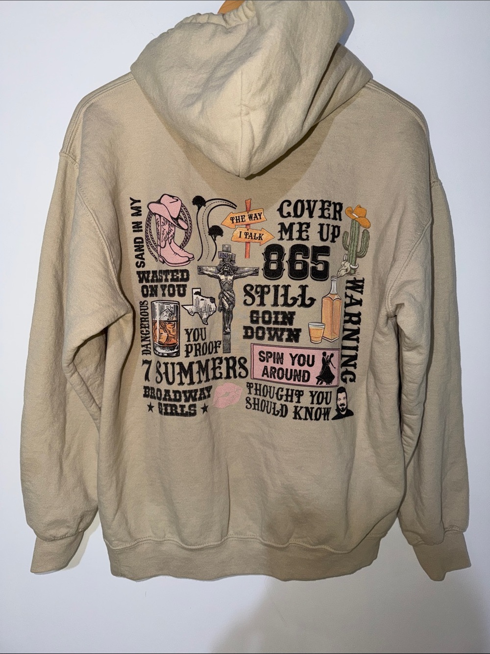 Morgan Wallen Graphic hooded sweatshirt size medium country music